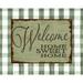 Gracie Oaks Welcome Home Sweet Home - Wrapped Canvas Print Metal | 30 H x 40 W x 1.25 D in | Wayfair 667DE40FCBDD45D88F7FB59511F4488E