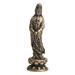 Brass Craft Buddha Figurine Desktop Decor Religious Figurine Brass Ornament