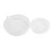 Dish Steam Plate Food Clear 2Pcs Cover Splatter Vent Microwave Lid Kitchendining & Bar