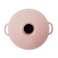 Microwave Cover Bowl Covers Splatter Proof Food Plate Cover Silicone Covers for Food Storage Kitchen Accessories Pink 23*27cm