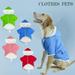 Pet Dog Warm Soft Solid Color Plus Velvet Warm Dog Clothes Winter Dog Clothes Pet Vest DOPI