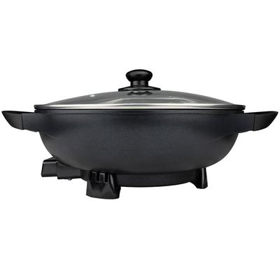 7 Quart Nonstick Electric Wok Skillet with Lid
