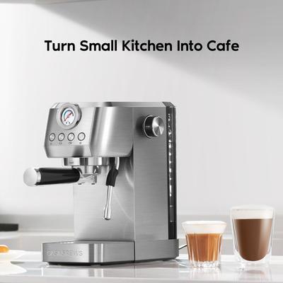 CASABREWS 20-Bar Espresso Coffee Machine with Powerful Steam Wand