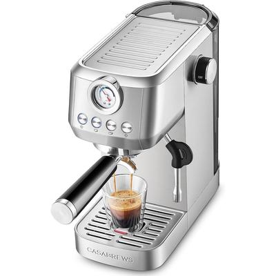 CASABREWS 3700E 20Bar Espresso Coffee Machine W/ Powerful Steam Wand