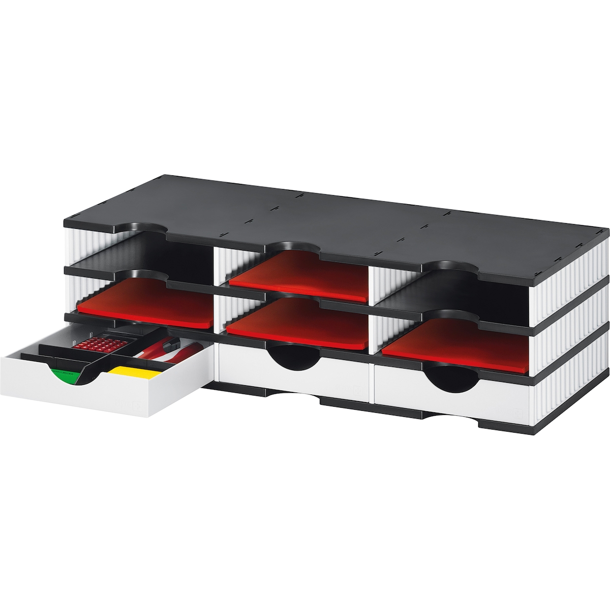 styro Grundeinheit styrodoc duo 268-0303.0905S 9Fä./3Sch. ws/sw/ws Image