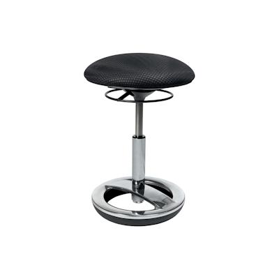 TOPSTAR Hocker Sitness Bob SU49BR0 Fuß chrom Bezug schwarz Image