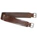 25KK Comfytack Horse Saddle Cinch Girth Handtooled Basketweave Leather Brown