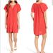 Madewell Dresses | 20. Madewell Lace Up Flutter Dress Size S | Color: Red | Size: S