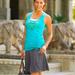 Athleta Skirts | Athleta Whatever Flare Skirt Skort In Gray, Athleta Skirts, Skirt With Shorts | Color: Gray | Size: 6