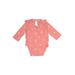 Carter's Long Sleeve Outfit: Pink Floral Motif Bottoms - Size 3 Month