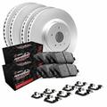 R1 Concepts Front Rear Brakes and Rotors Kit |Front Rear Brake Pads| Brake Rotors and Pads| Performance Off-Road Brake Pads and Rotors | Hardware Kit WDVH2-54020