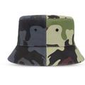 Burberry Accessories | Burberry Multicolor Camo Stiff Thick Cotton Bucket Hat | Color: Blue/Green | Size: Os