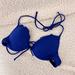 Victoria's Secret Swim | 34a Ruffle Blue Bikini Top | Color: Blue | Size: 34a