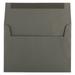 JAM Paper & Envelope A7 Envelopes 5 1/4 x 7 1/4 Dark Grey 250/Pack