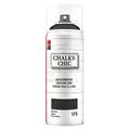 Marabu 02630018175 - Chalky Chic Spray, ebenholz 400 ml, deckende, matte Kreide-Sprühfarbeauf Wasserbasis, für samtweiche Oberfläche auf Holz, Metall und Kunststoff, Used Look durch Anschleifen