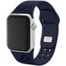 Navy Tampa Bay Lightning Debossed Silicone Apple Watch Band