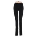 J Brand Jeggings - Mid/Reg Rise: Black Bottoms - Women's Size 26 - Black Wash