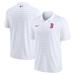 Men's Nike White Boston Red Sox Authentic Collection Victory Striped Performance Polo