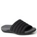 Original Comfort By Dearfoams Emma Low Foam Slide - Womens 6.5 Black Sandal Medium