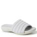 Original Comfort By Dearfoams Emma Low Foam Slide - Womens 9.5 Silver Sandal Medium