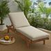Humble + Haute Indoor/Outdoor Corded Chaise Lounge Chair Cushion