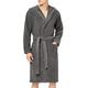 Tommy Hilfiger Herren Hooded Bathrobe 2S87905573 Bademäntel, Grau (Magnet), XS