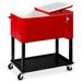 Panamo Luxury Collection 70 Can Portable Cooler, Steel in Red | 33 H x 36 W x 15.5 D in | Wayfair MEY1018