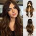 Long Wave Wigs for Women Girls Natural Wave Middle Part Hair Heat Resistant Fibre Synthetic Wigs Women s Wig Daily Use Natural looking A8