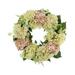 The Holiday Aisle® 24" Polyvinyl Chloride (PVC) Wreath Traditional Faux in Pink/White | 24 H x 24 W x 8 D in | Wayfair