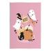 Stupell Industries Pink Boo Halloween Ghosts at-231 Wood in Brown/Orange/Pink | 15 H x 10 W x 0.5 D in | Wayfair at-231_wd_10x15