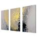 Brayden Studio® Jeremiah 29:12 Call Upon Me by Mark Lawrence - 3 Piece Wrapped Canvas Graphic Art in Black/Gray/Yellow | Wayfair