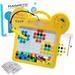 COCOBELA Magnetic Drawing Board for Kids 4-8 Toddlers 1-3 Magnetic Dots Board Dot Art Board Montessori Educational Preschool Toy Travel Essentials Magnets Doodle Board 9x8 with Magnetic Beads &Anti-L