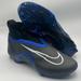 Nike Shoes | Nike Alpha Menace Elite 3 Football Cleats Sz 13.5 Black Blue Dm1792-003 | Color: Black/Blue | Size: 13.5