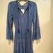 Michael Kors Dresses | Michael Michael Kors Dress Womens Size Small Blue Long Sleeve Nwt | Color: Blue | Size: S