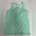 Lululemon Athletica Tops | Lululemon Tank With Built-In Bra | Mint Green | Size 8 | Color: Green/Red | Size: 8