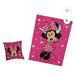 Disney Bedding | 2 Piece Minnie Mouse Character Pillow And Oversized Throw | Color: Pink | Size: Os