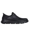 Skechers Men's Slip-ins: Garza - Gervin Slip-On Shoes | Size 11.5 | Black | Leather/Synthetic