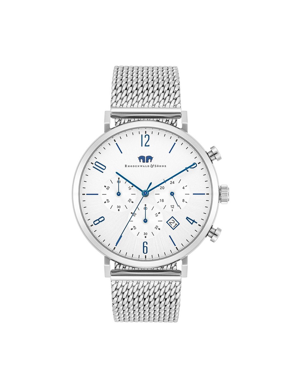 Rhodenwald & Söhne Armband-Uhr Chronograph -Arakon Herren silber, ONE SIZE Image