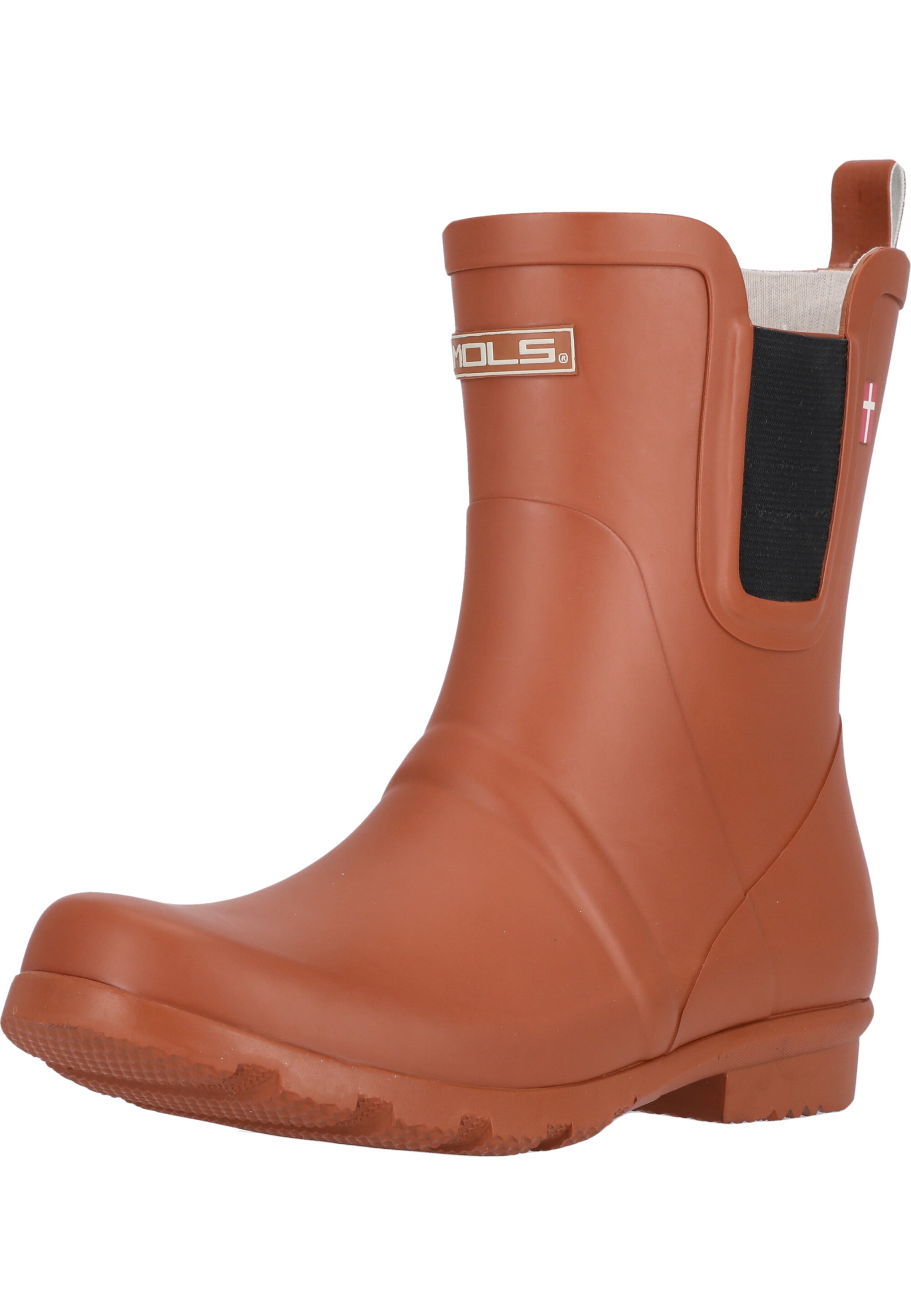 Gummistiefel MOLS "Suburbs", Gr. 37, braun (karamell), Gummi, Casual, Schuhe, mit wasserdichter Funktion Image