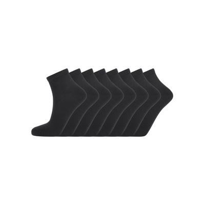 Socken ENDURANCE "Mallorca", Herren, Gr. 39/42, schwarz, 72% Baumwolle, 26% Nylon, 2% Elasthan, unifarben, Socken, mit atmungsaktiver Funktion (Pack, 8-tlg.) Image