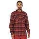 Fleeceshirt WHISTLER "Flannel" Gr. S, rot (rot, schwarz) Herren Shirts Langarm