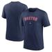 Men's Nike Heather Navy Boston Red Sox Authentic Collection Early Work Tri-Blend Performance T-Shirt