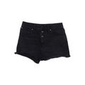 J.Crew Factory Store Denim Shorts: Black Bottoms - Women's Size 27