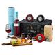 Snowdonia Cheese Company - Cheese & Port Hamper | 3 Snowdonia Cheddar Cheeses, 2 Snowdonia Chutneys, buttermilk Crackers & 10 year aged Port