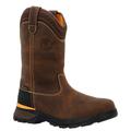 Georgia Boot Tough Beyond Dispute 11" Pull On Soft Toe EH WP - Mens 11.5 Brown Boot Medium