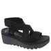 Fly London Yaby - Womens Euro 39 US 8 - 8.5 Black Sandal Medium