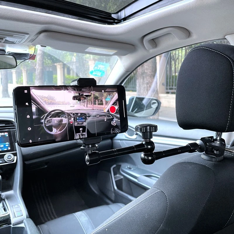 Support de téléphone de voiture pour téléphone portable, première vue, enregistrement vidéo POV, Support de Smartphone en Moto pour Iphone Samsung Xiaomi