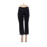 Nike Yoga Pants - Low Rise Straight Leg Boyfriend: Black Activewear - Women's Size Small