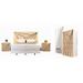 Orren Ellis Haralds Standard 5 Piece Bedroom Set Wood in White | 59 H x 63 W x 80 D in | Wayfair 8D895FF75E0A4313B71A4B15BFB8D8A6