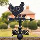 Hen with Chicks Weathervane, Country Garden/Farm House, Farm Yard, Farm Animal, Traditional Design, Countryside, Garden Decoration, UK